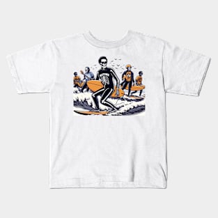 Skeleton Wave Jam 3 Kids T-Shirt